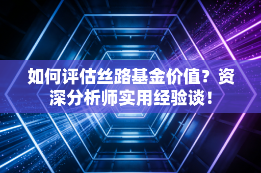 如何评估丝路基金价值？资深分析师实用经验谈！