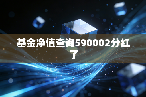 基金净值查询590002分红了