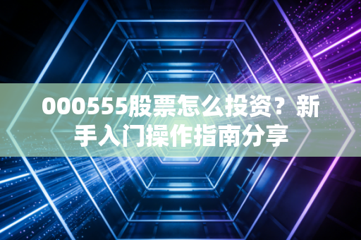 000555股票怎么投资？新手入门操作指南分享