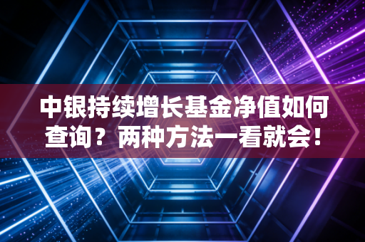 中银持续增长基金净值如何查询？两种方法一看就会！