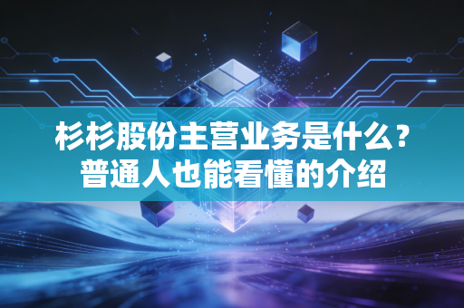 杉杉股份主营业务是什么?普通人也能看懂的介绍