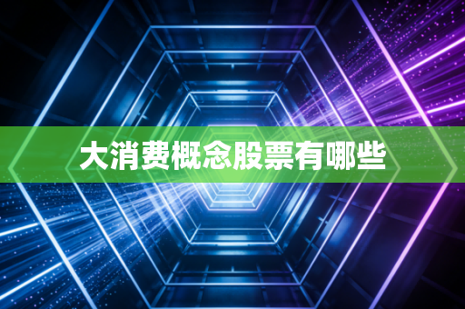 大消费概念股票有哪些
