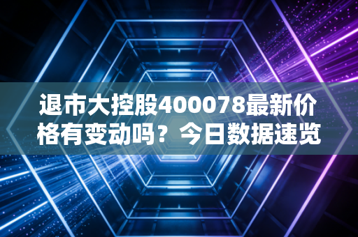 退市大控股400078最新价格有变动吗？今日数据速览