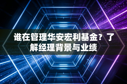 谁在管理华安宏利基金？了解经理背景与业绩