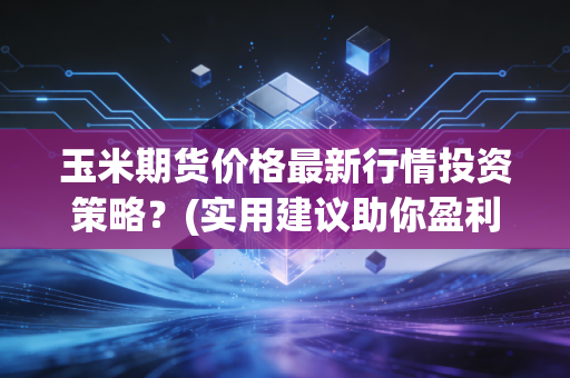 玉米期货价格最新行情投资策略？(实用建议助你盈利)