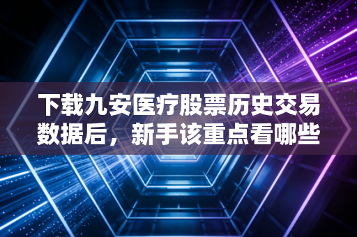 下载九安医疗股票历史交易数据后，新手该重点看哪些信息