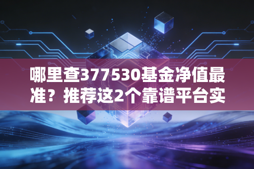 哪里查377530基金净值最准？推荐这2个靠谱平台实时获取