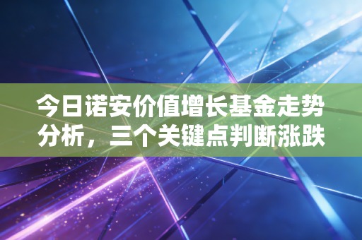 今日诺安价值增长基金走势分析，三个关键点判断涨跌！