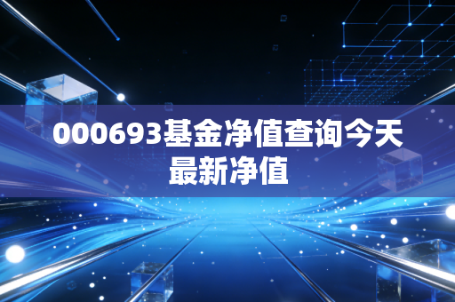 000693基金净值查询今天最新净值