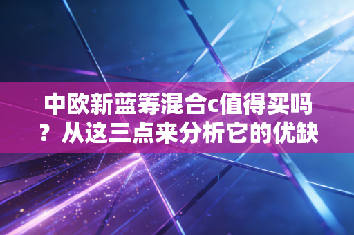 中欧新蓝筹混合c值得买吗？从这三点来分析它的优缺点