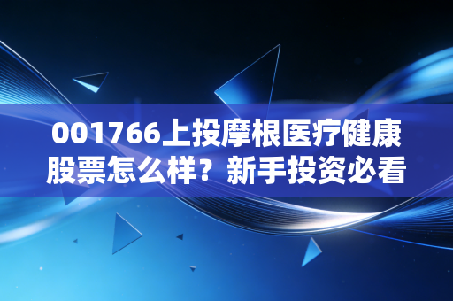 001766上投摩根医疗健康股票怎么样？新手投资必看这几点分析