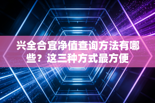 兴全合宜净值查询方法有哪些？这三种方式最方便