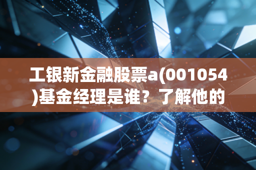 工银新金融股票a(001054)基金经理是谁？了解他的投资策略