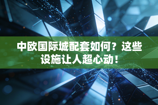 中欧国际城配套如何？这些设施让人超心动！