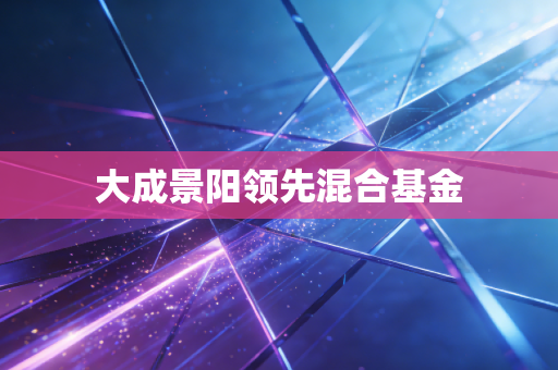 大成景阳领先混合基金