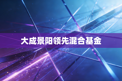 大成景阳领先混合基金