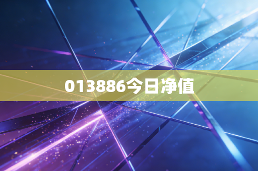 013886今日净值