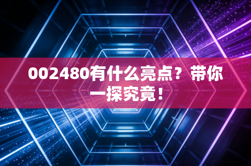 002480有什么亮点？带你一探究竟！