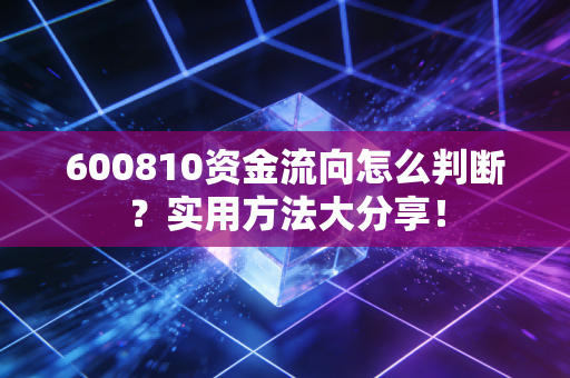 600810资金流向怎么判断？实用方法大分享！