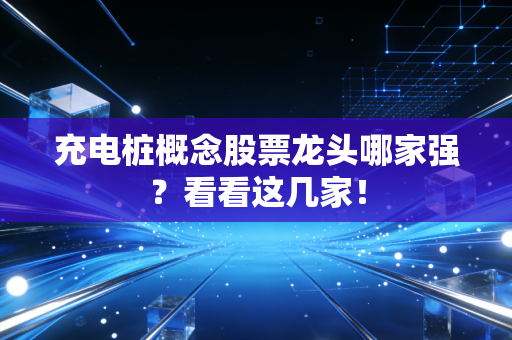 充电桩概念股票龙头哪家强？看看这几家！