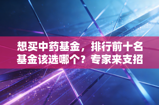 想买中药基金，排行前十名基金该选哪个？专家来支招！