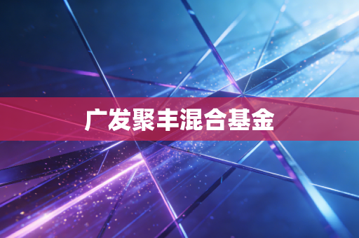 广发聚丰混合基金