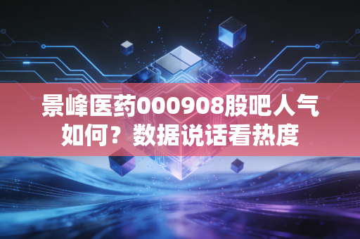 景峰医药000908股吧人气如何？数据说话看热度