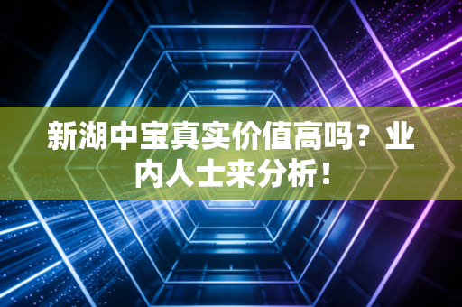 新湖中宝真实价值高吗？业内人士来分析！