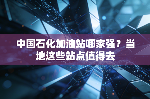 中国石化加油站哪家强？当地这些站点值得去