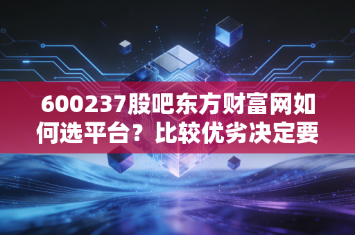 600237股吧东方财富网如何选平台？比较优劣决定要点！