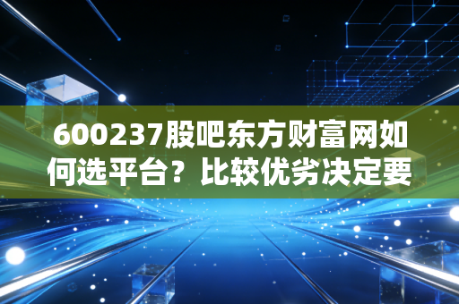 600237股吧东方财富网如何选平台？比较优劣决定要点！