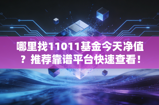 哪里找11011基金今天净值？推荐靠谱平台快速查看！