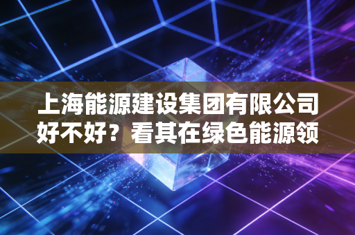上海能源建设集团有限公司好不好？看其在绿色能源领域的实力
