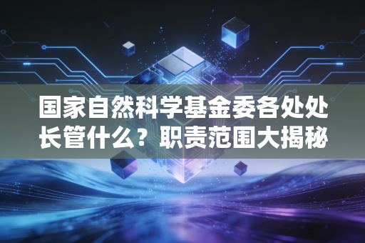 国家自然科学基金委各处处长管什么？职责范围大揭秘！