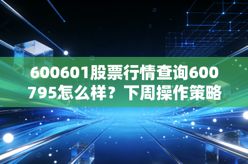 600601股票行情查询600795怎么样？下周操作策略看这里！
