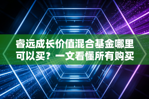 睿远成长价值混合基金哪里可以买？一文看懂所有购买渠道！