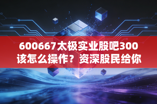 600667太极实业股吧300该怎么操作？资深股民给你操作建议！