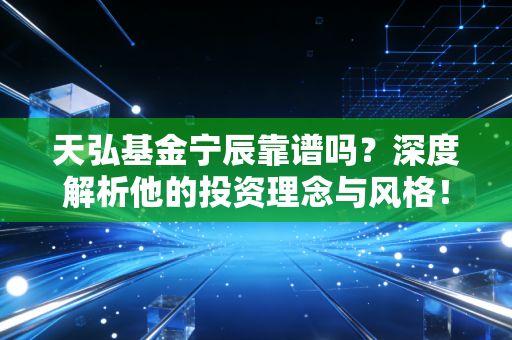 天弘基金宁辰靠谱吗？深度解析他的投资理念与风格！