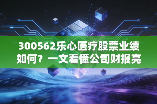 300562乐心医疗股票业绩如何？一文看懂公司财报亮点。