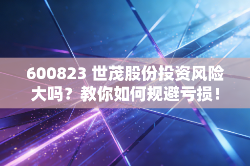 600823 世茂股份投资风险大吗？教你如何规避亏损！