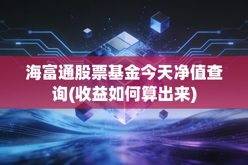 海富通股票基金今天净值查询(收益如何算出来)