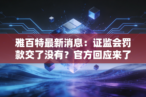 雅百特最新消息：证监会罚款交了没有？官方回应来了！