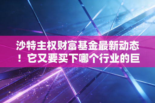 沙特主权财富基金最新动态！它又要买下哪个行业的巨头公司？
