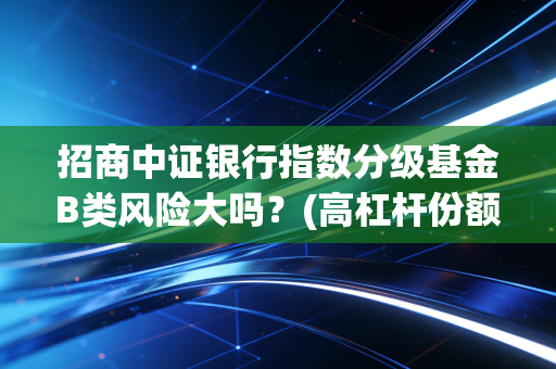 招商中证银行指数分级基金B类风险大吗？(高杠杆份额小白别碰)