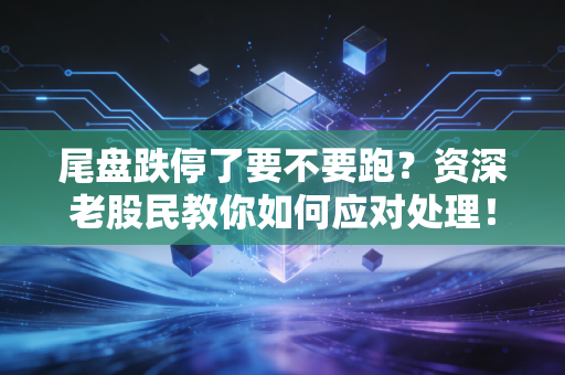 尾盘跌停了要不要跑？资深老股民教你如何应对处理！