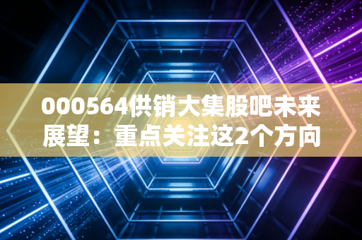 000564供销大集股吧未来展望：重点关注这2个方向！