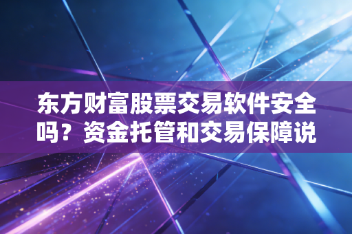 东方财富股票交易软件安全吗？资金托管和交易保障说明