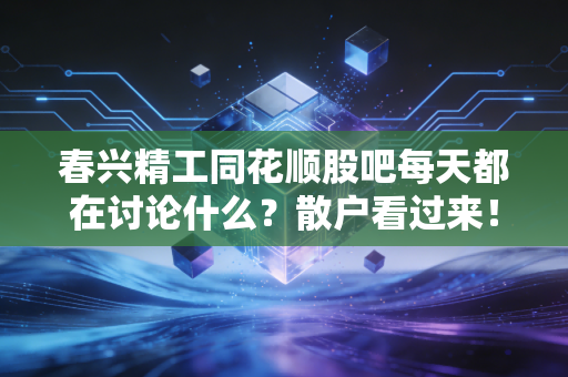 春兴精工同花顺股吧每天都在讨论什么?散户看过来!