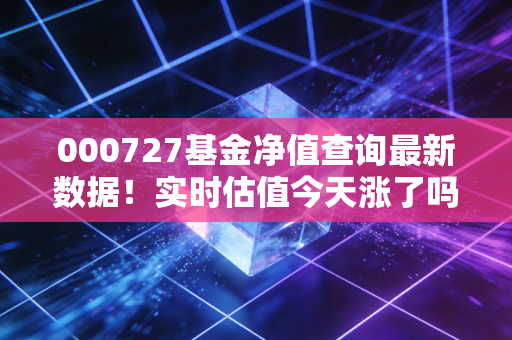 000727基金净值查询最新数据！实时估值今天涨了吗？