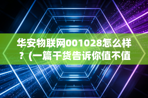 华安物联网001028怎么样？(一篇干货告诉你值不值得投)